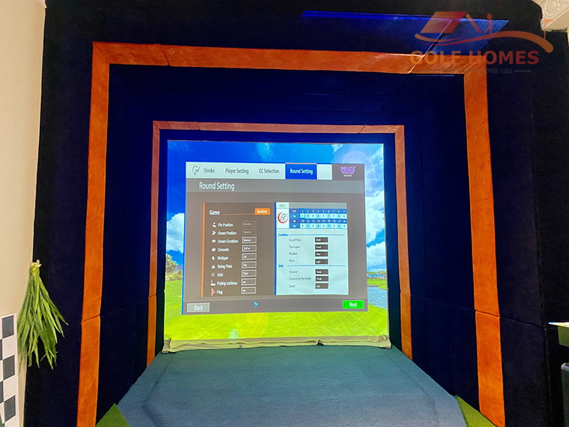 Phòng Golf 3D sử dụng phần mềm Golf MS
