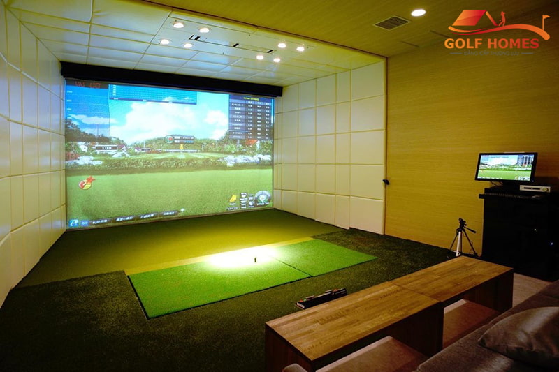 Một dự án phòng golf 3D thực hiện bởi Golfhomes