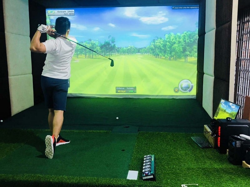 Hình ảnh phòng tập golf 3D chuyên nghiệp