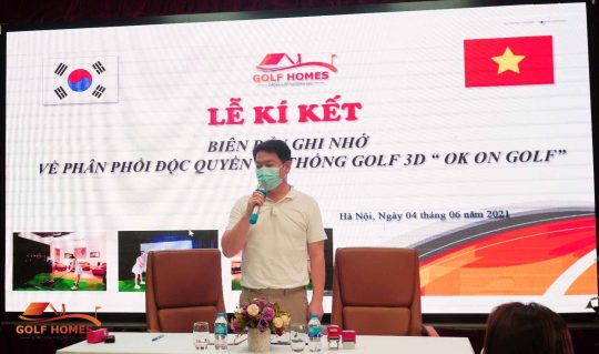 Giám đốc Lee Jung Huyn của OK ON GOLF