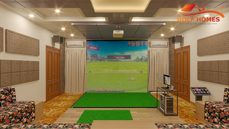 Bản vẽ phối cảnh 3D cho phòng Golf 3D MS9