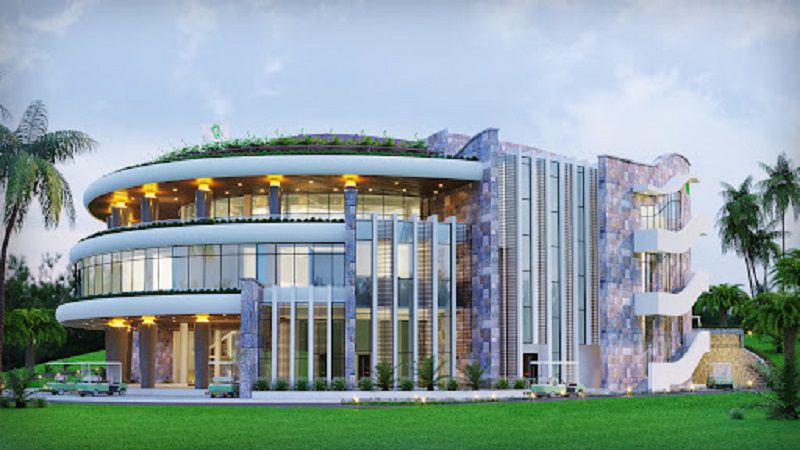 Thiết kế nhà câu lạc bộ của sân golf