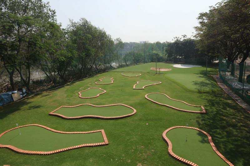 Sân tập golf Trần Thái sở hữu không gian rộng rãi, thoáng đãng nên được nhiều người yêu thích