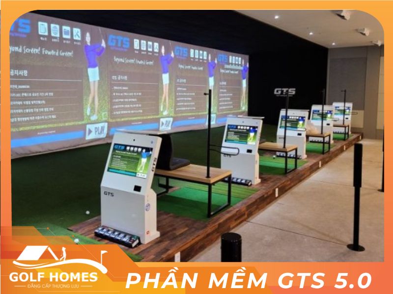 phòng golf 3D tphcm sử dụng phần mềm golf GTS