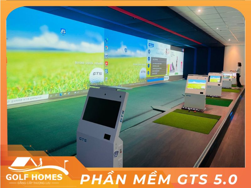 Phần mềm golf 3D GTS được hầu hết các học viện Hàn Quốc sử dụng để giảng dạy