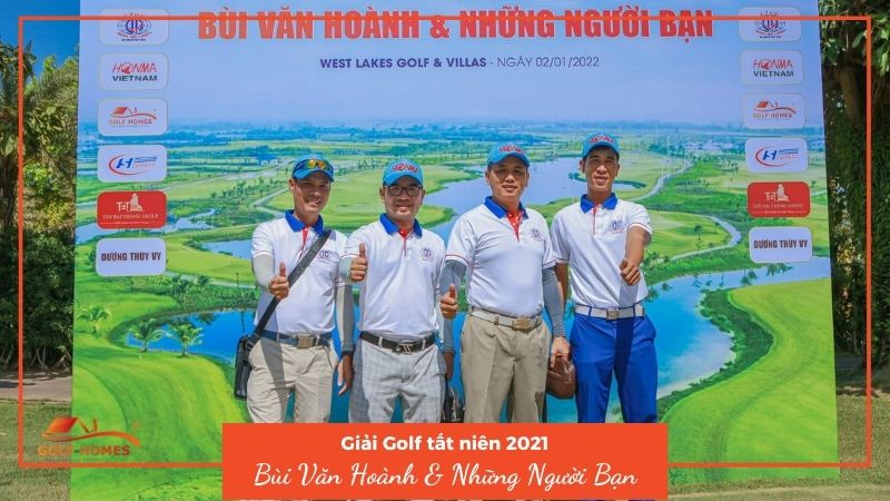 Trước đó giải golf  “Bùi Văn Hoàng và những người bạn” đã diễn ra thành công tốt đẹp năm 2021