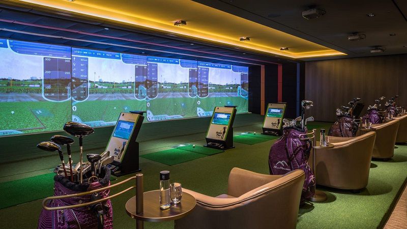 Với phòng tập 3D, golfer có thể đánh lúc mọi lúc mong muốn