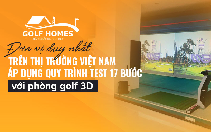 GolfHomes là địa chỉ lắp đặt phòng golf 3D hàng đầu cho golfer