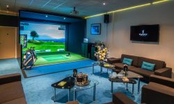 Phòng golf 3D mới được tích hợp những tính năng giải trí như xem phim, phòng hat karaoke mới tại Golfhomes