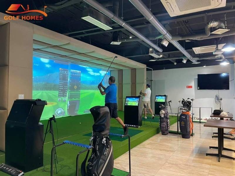 Lắp đặt phòng golf 3D giúp tạo điểm nhấn cho không gian 