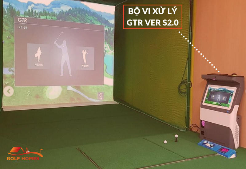 Phòng golf Platinum GTR Ver S2.0 tại GolfHomes