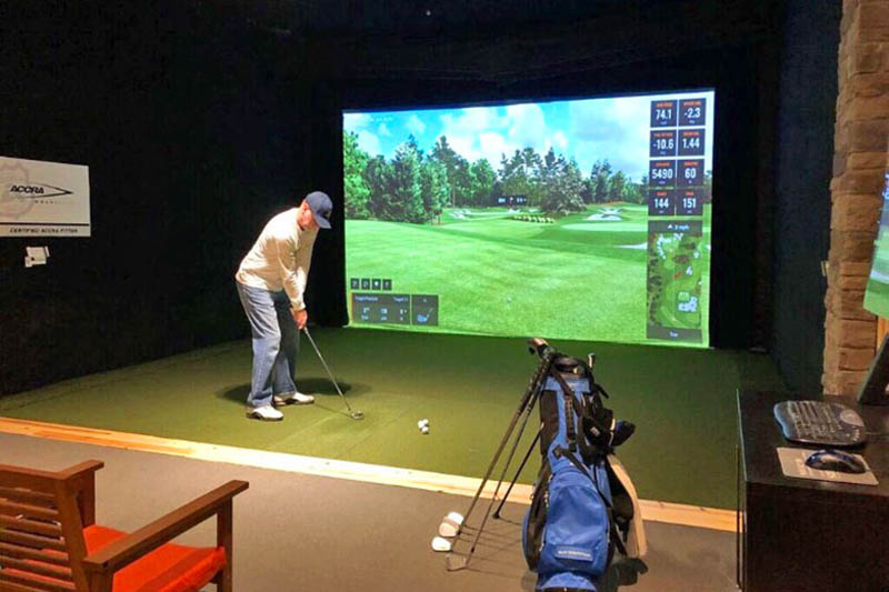 Phòng golf 3D GTR sang trọng, nnaag tầm đẳng cấp ngôi nhà