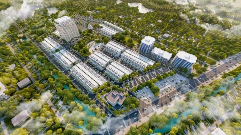 Sự riêng tư, biệt lập cùng không gian xanh bao phủ, tạo nên nét quyến rũ riêng biệt của khu đô thị Hưng Phú 