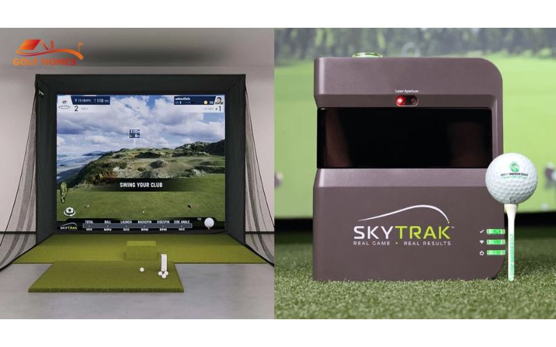 Phòng golf Cyber Golf Skytrak Ver 2.1 được nhiều golfer yêu thích