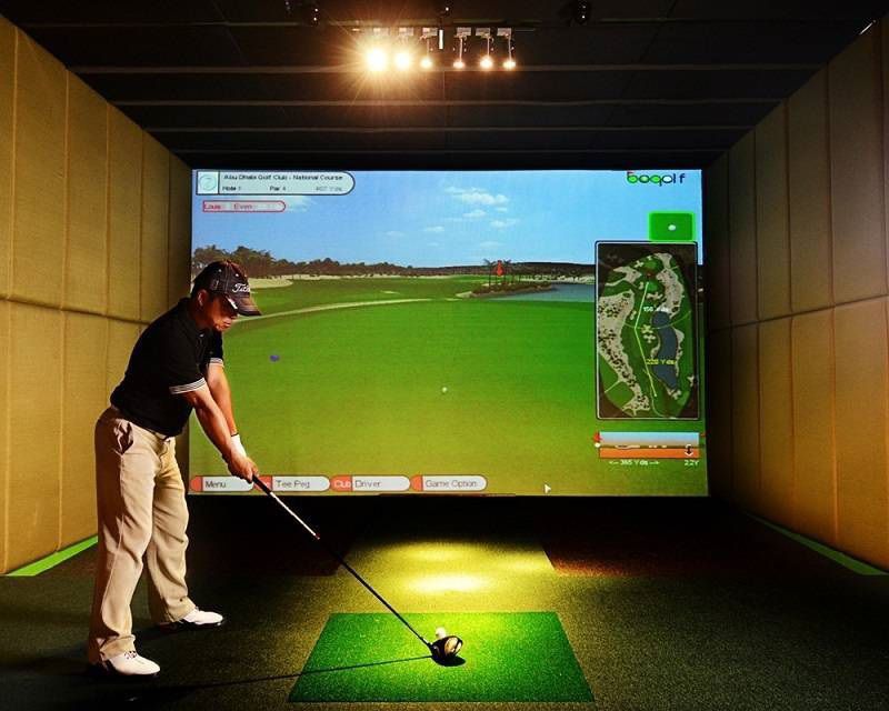 Đánh golf trong phòng 3D là xu hướng được nhiều golfer lựa chọn