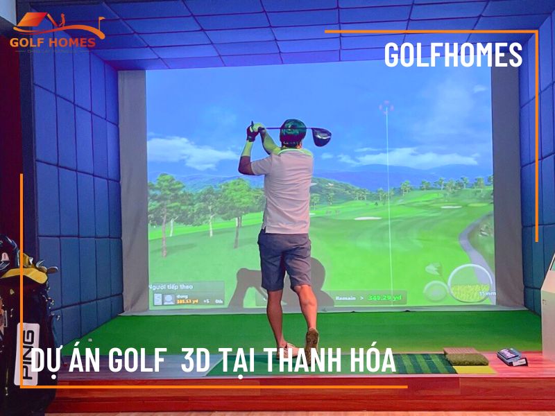 Phòng golf 3D không chỉ là nơi để chơi golf mà còn giúp tăng sự cao cấp cho ngôi nhà của bạn