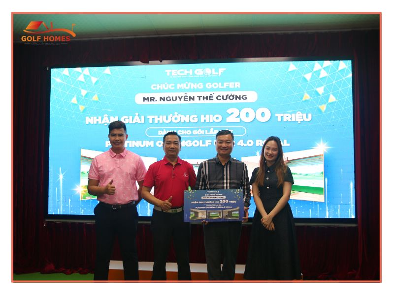 Golfer Nguyễn Thế Cường Trúng HIO Voucher Lắp Đặt Phòng Golf 3D Okongolf Trị Giá 200tr Tại Giải RGC OPEN CHAMPIONSHIP 2023