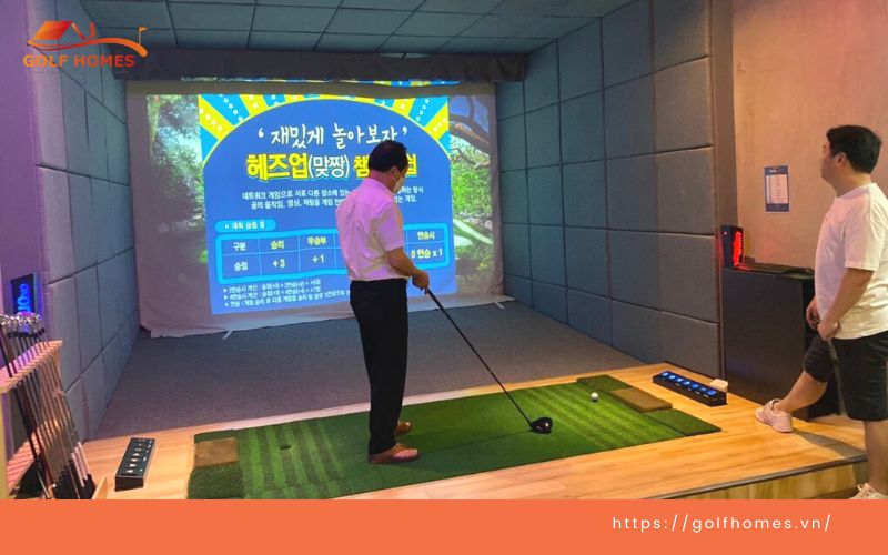 Golfhomes Đồng Hành Cùng GGA Mang Lại Giải Pháp Học Golf Tại Phòng Golf 3D GTS Công Nghệ Cao Hỗ Trợ Học Viên Hạ Cap Nhanh Nhất