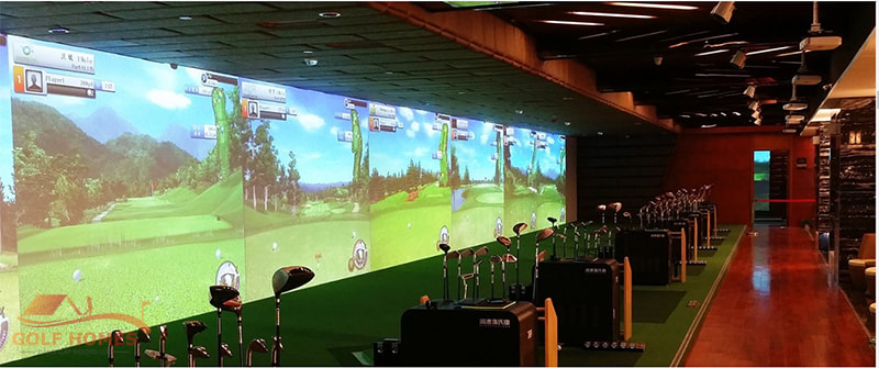 GTS 5.0 xóa bỏ ranh giới giữa phòng golf 3D và sân cỏ