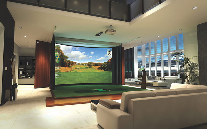Phòng 3D OKONGOLF hiện đại, tôn lên được đẳng cấp của golfer