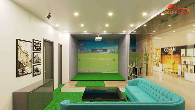 Phòng golf 3D OKONGOLF cho độ chính xác cao