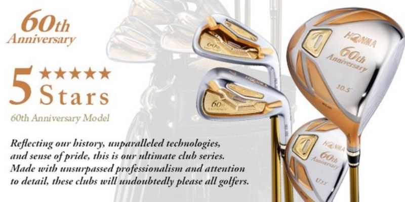 Gậy golf Honma 5 sao – Bộ gậy đắt đỏ nhất thế giới