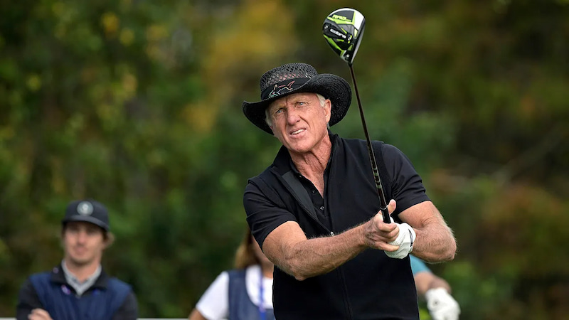 Golfer Greg Norman sở hữu bảng thành tích khủng