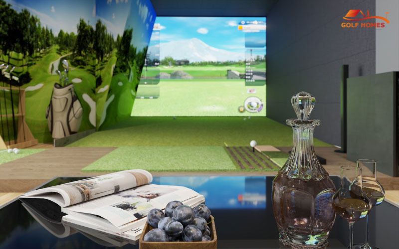 Phòng golf 3D độc đáo dành cho Tổng Giám Đốc Đức Trung
