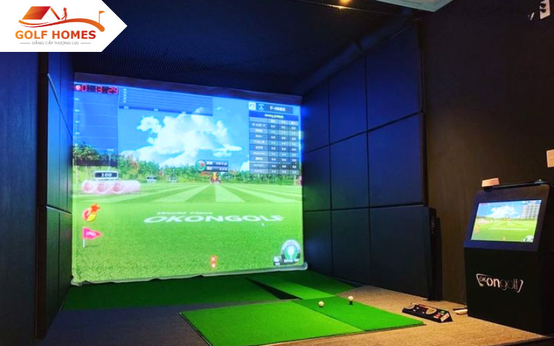 Phòng golf 3D Okongolf cao cấp với nhiều tiện ích hiện đại