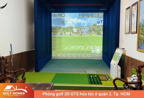 Dự án phòng golf 3D GTS hỏa tốc trong 1 ngày ở quận 2