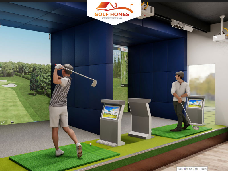 Bản phối cảnh 3D của dự án phòng golf 3D GTS ở khách sạn Aurora Phú Quốc