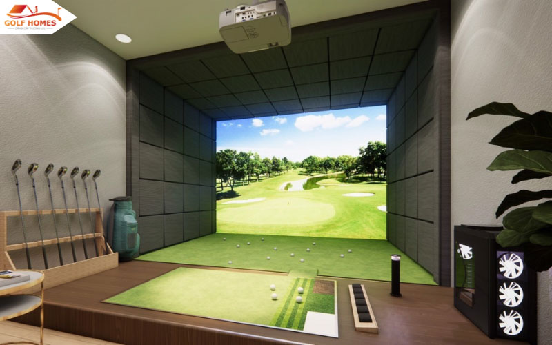 Phòng golf 3D là tiện ích nâng tầm đẳng cấp biệt thự, biệt phủ