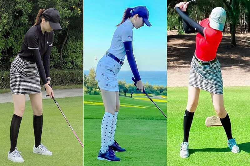 Chọn áo golf có khả năng chống tia UV tốt để bảo vệ làn da của golfer nữ