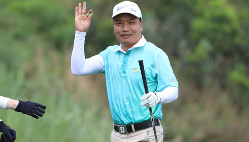 Golfer Nguyễn Tuấn Anh có kinh nghiệm thi đấu dày dặn