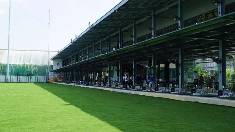 Không gian rộng rãi của sân tập golf Kỳ Hoà