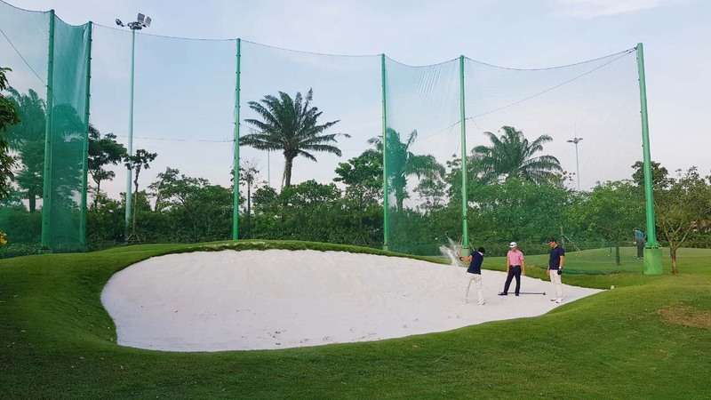 Sân tập golf Tân Sơn Nhất có địa hình độc đáo
