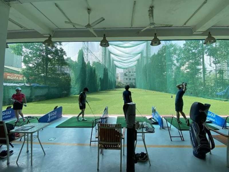 Sân tập golf Viettime là điểm đến lý tưởng của nhiều golfer Hà Nội