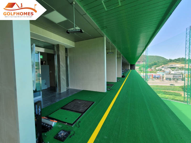 Sân tập kết hợp phòng golf 3D ở Hàn Quốc