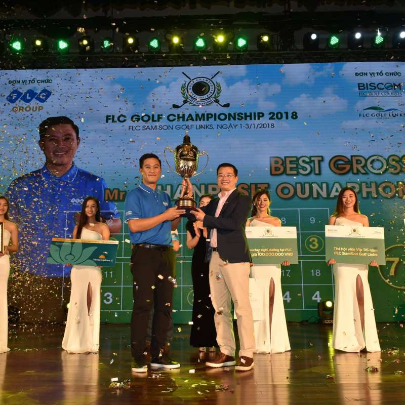 Tay golf người Lào đạt Best Gross tại FLC Championship 2018