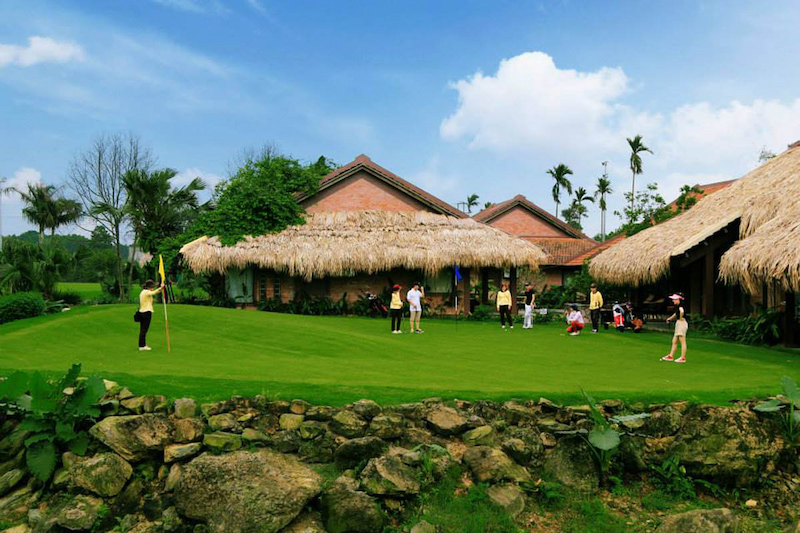 Sân golf Asean Resort & Spa có khu vực lưu trú rộng lớn