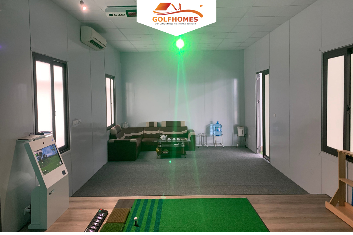 Bản thiết kế phòng golf 3D GTS tại Bệnh viện Quốc tế Thái Nguyên sau khi khảo sát mặt bằng