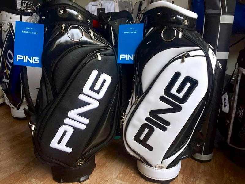 Túi golf Ping được nhiều golfer lựa chọn khi ra sân luyện tập và thi đấu