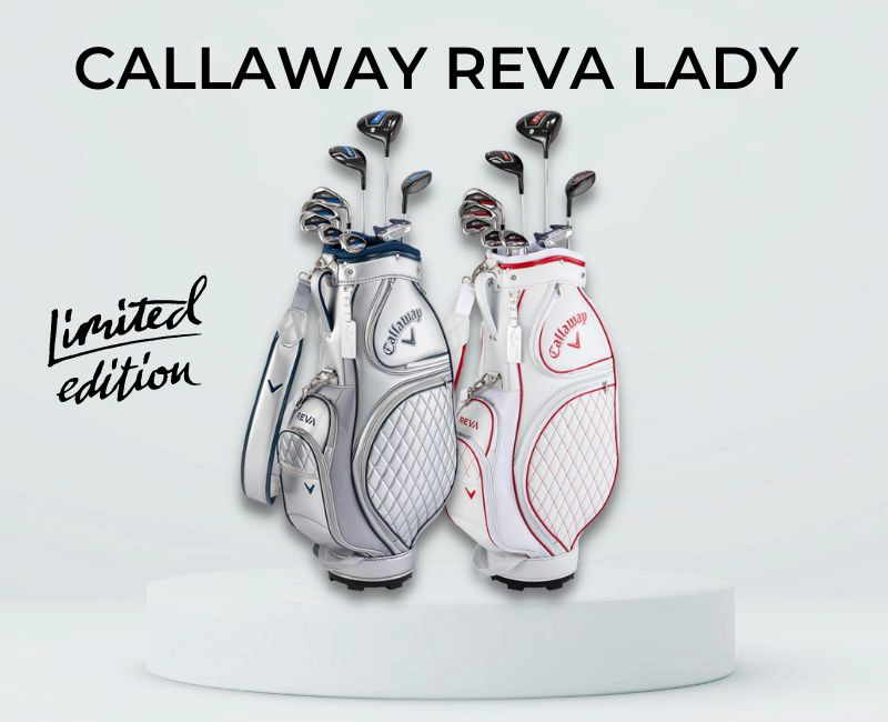 Bộ gậy golf fullset Callaway Reva Lady Limited có thiết kế sang trọng, tinh tế
