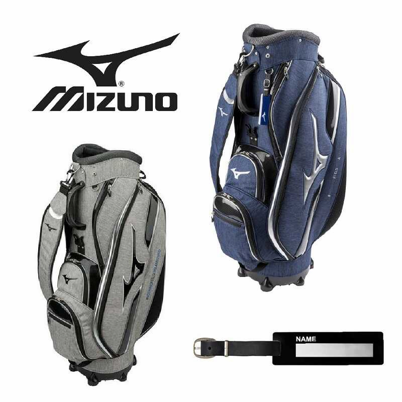 Túi đựng gậy golf Mizuno Caddie Bag được làm từ chất liệu da tổng hợp, bền bỉ