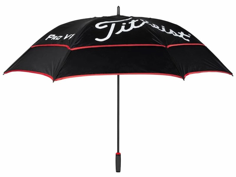 Dù golf Titleist Umbrella Double Canopy được làm từ polyester chống thấm nước tốt