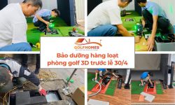 Golfhomes bảo dưỡng hàng loạt phòng golf 3D trước thềm Lễ 30/4 - 1/5