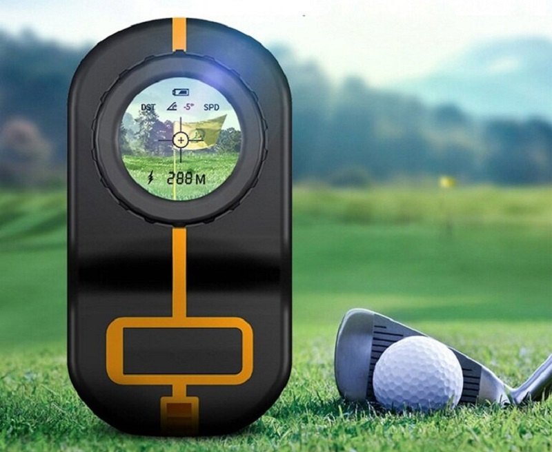 Ống nhòm đo khoảng cách golf rangefinder giúp golfer xác định chính xác mục tiêu
