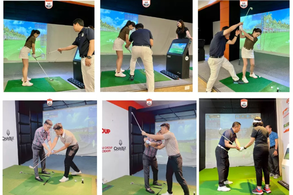 Dạy golf trong phòng 3D đang là xu hướng được nhiều học viện golf ưa chuộng