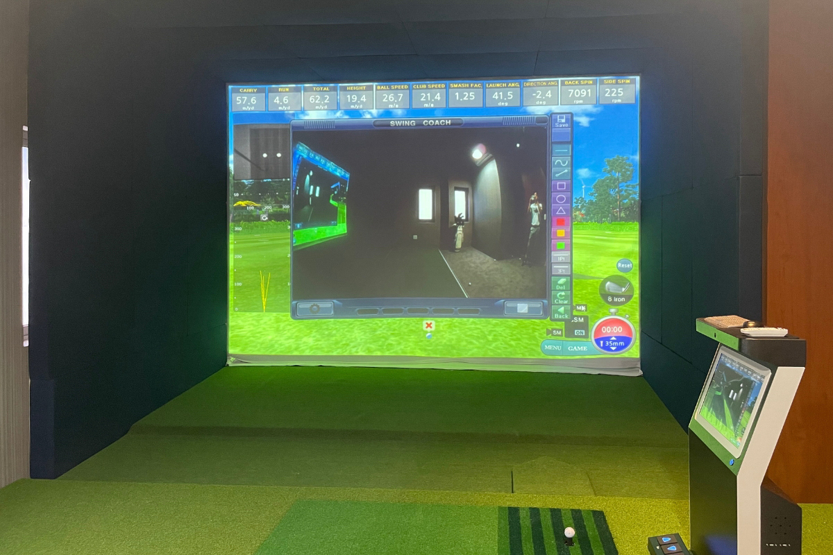 Phòng golf GTR cao cấp hàng đầu châu Á tại Techgolf Tân An