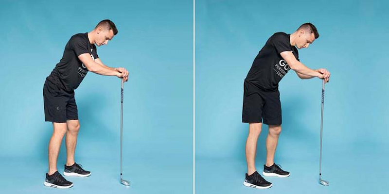 Golfer nên khởi động nhẹ nhàng trước khi thực hiện các động tác 